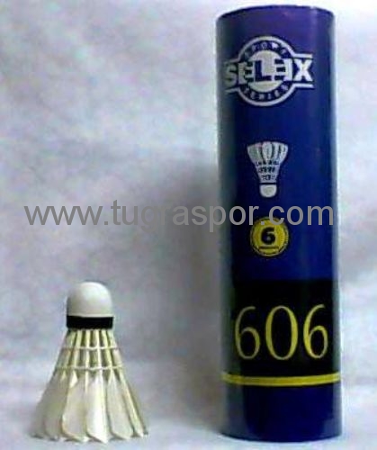 SELEX 606 BADMINTON TOPU KAZ TÜYÜ 12 LI SELEX 606 BADMINTON TOPU KAZ TÜYÜ 12 LI