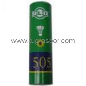 SELEX 505 BADMINTON TOPU KAZ TÜYÜ 12'LI SELEX 505 BADMINTON TOPU KAZ TÜYÜ 12'LI